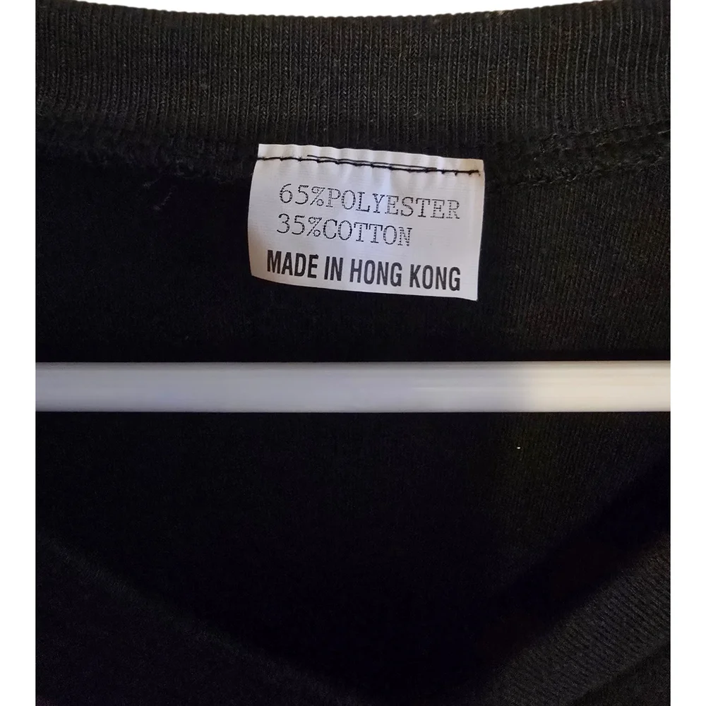 Embroidered Black V-Neck Floral & Bird Women's Top - Picture 3 of 4